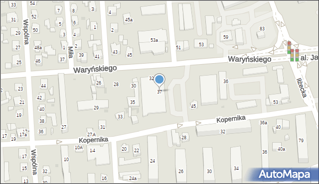 Ostrowiec Świętokrzyski, Kopernika Mikołaja, 37, mapa Ostrowiec Świętokrzyski