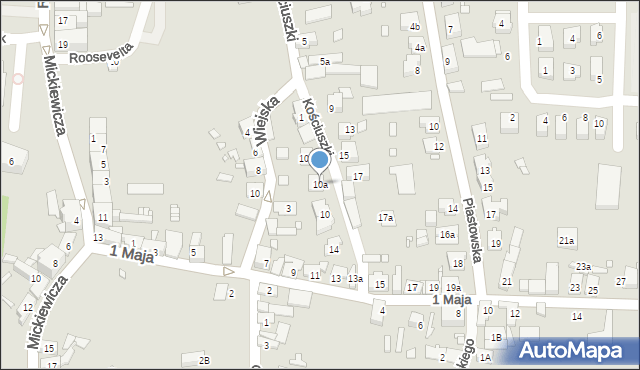 Otmuchów, Kościuszki Tadeusza, gen., 10a, mapa Otmuchów