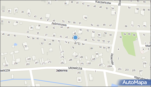 Otwock, Konwaliowa, 80, mapa Otwock