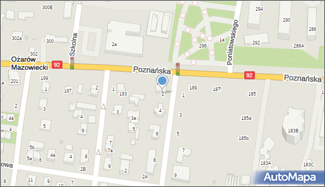 Ożarów Mazowiecki, Konopnickiej Marii, 2, mapa Ożarów Mazowiecki