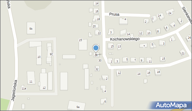 Paczków, Konopnickiej Marii, 28, mapa Paczków