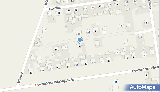 Pępowo, Konarzewskich, 17, mapa Pępowo