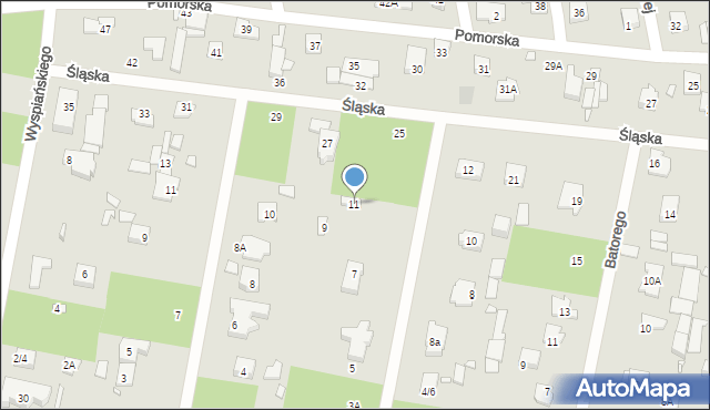 Piaseczno, Kochanowskiego Jana, 11, mapa Piaseczno
