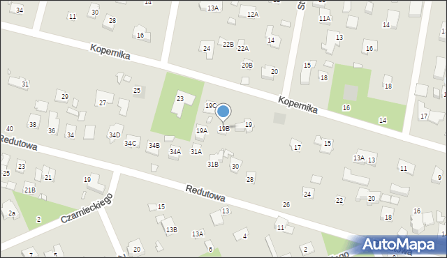 Piaseczno, Kopernika Mikołaja, 19B, mapa Piaseczno