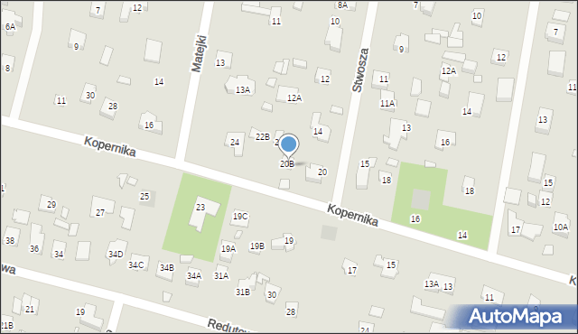 Piaseczno, Kopernika Mikołaja, 22, mapa Piaseczno