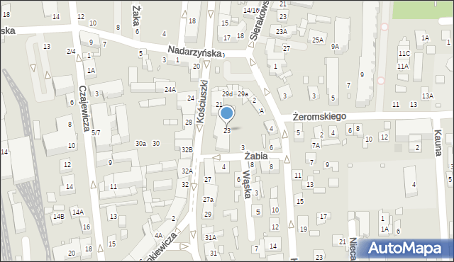 Piaseczno, Kościuszki Tadeusza, gen., 23, mapa Piaseczno