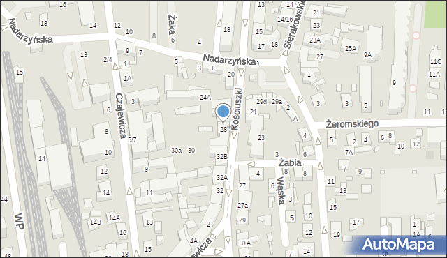 Piaseczno, Kościuszki Tadeusza, gen., 28, mapa Piaseczno