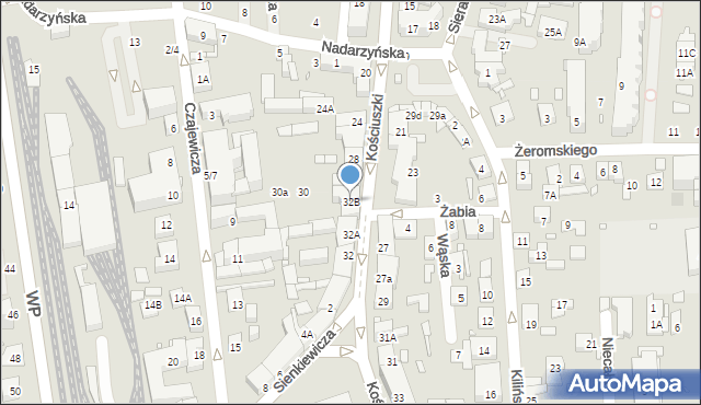 Piaseczno, Kościuszki Tadeusza, gen., 32B, mapa Piaseczno