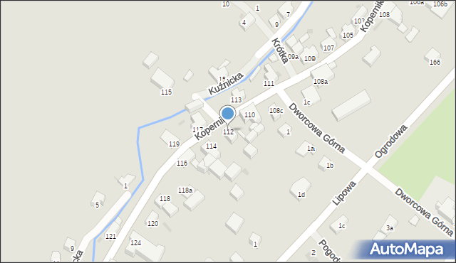 Pieszyce, Kopernika Mikołaja, 112, mapa Pieszyce