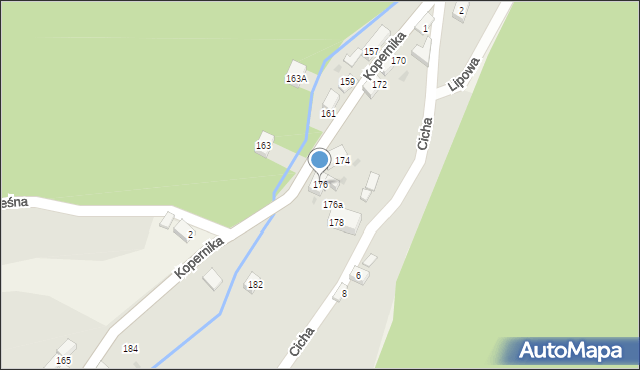 Pieszyce, Kopernika Mikołaja, 176, mapa Pieszyce