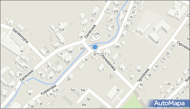 Pieszyce, Kopernika Mikołaja, 24, mapa Pieszyce