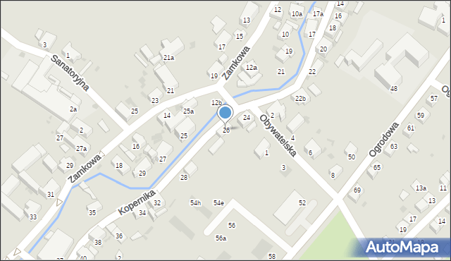 Pieszyce, Kopernika Mikołaja, 26, mapa Pieszyce