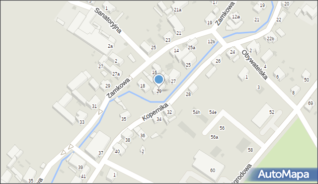 Pieszyce, Kopernika Mikołaja, 29, mapa Pieszyce