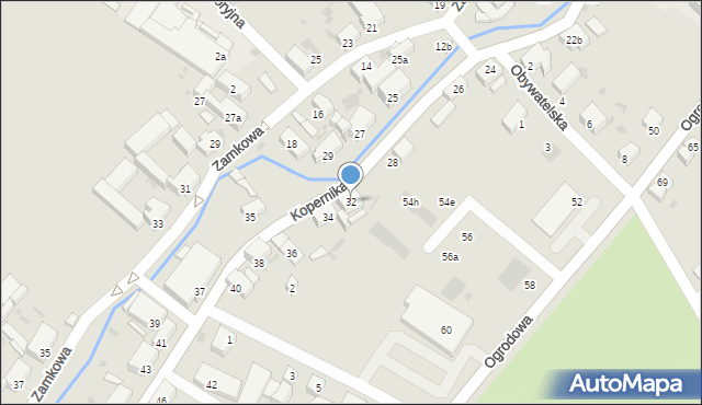 Pieszyce, Kopernika Mikołaja, 32, mapa Pieszyce