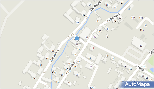 Pieszyce, Kopernika Mikołaja, 39, mapa Pieszyce