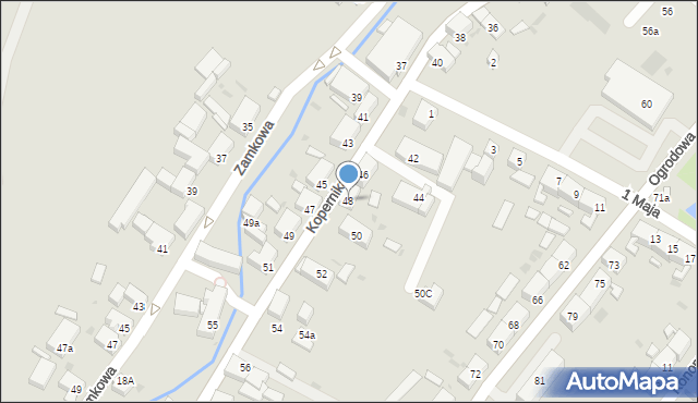 Pieszyce, Kopernika Mikołaja, 48, mapa Pieszyce