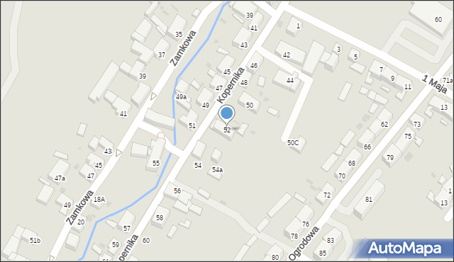 Pieszyce, Kopernika Mikołaja, 52, mapa Pieszyce