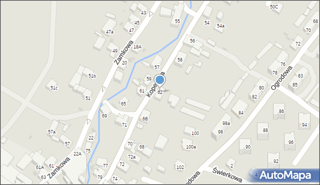 Pieszyce, Kopernika Mikołaja, 62, mapa Pieszyce