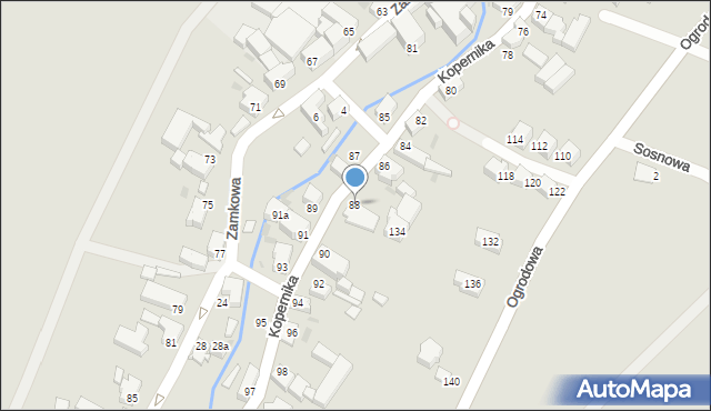 Pieszyce, Kopernika Mikołaja, 88, mapa Pieszyce