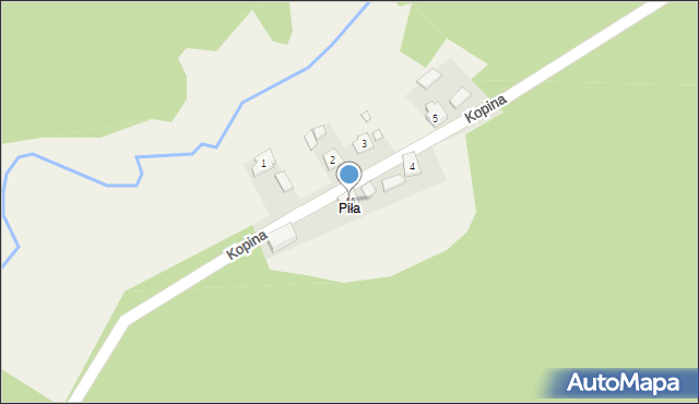 Pietraszów, Kopina, 4A, mapa Pietraszów