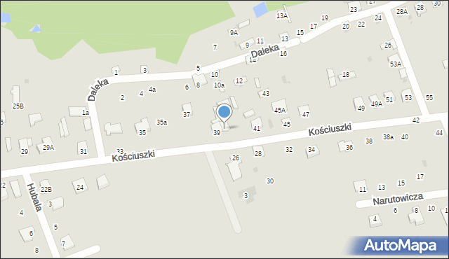 Pionki, Kościuszki Tadeusza, gen., 39A, mapa Pionki