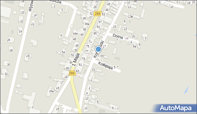 Piotrków Kujawski, Kościuszki Tadeusza, gen., 19a, mapa Piotrków Kujawski