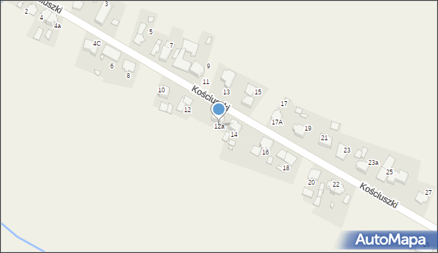 Piotrówka, Kościuszki Tadeusza, gen., 12a, mapa Piotrówka