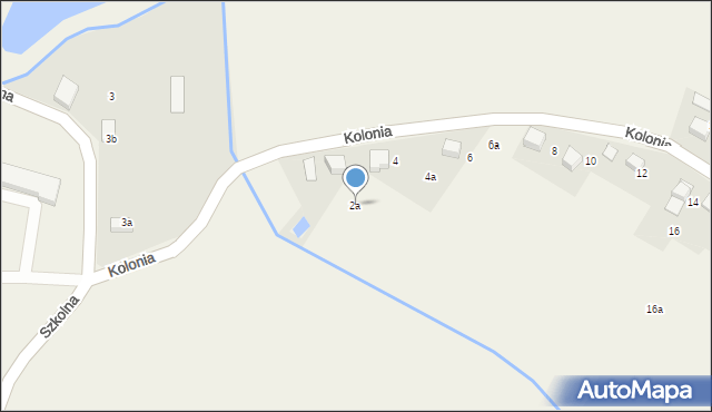 Pisarzowice, Kolonia, 2a, mapa Pisarzowice