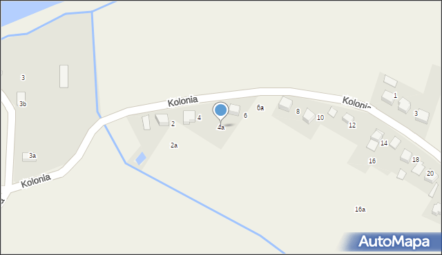 Pisarzowice, Kolonia, 4a, mapa Pisarzowice