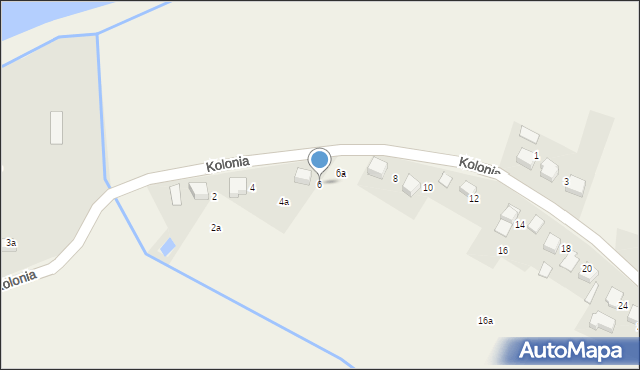 Pisarzowice, Kolonia, 6, mapa Pisarzowice