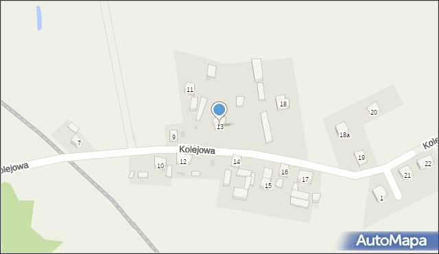 Pisarzowice, Kolejowa, 13, mapa Pisarzowice