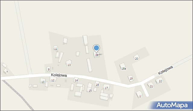 Pisarzowice, Kolejowa, 18, mapa Pisarzowice