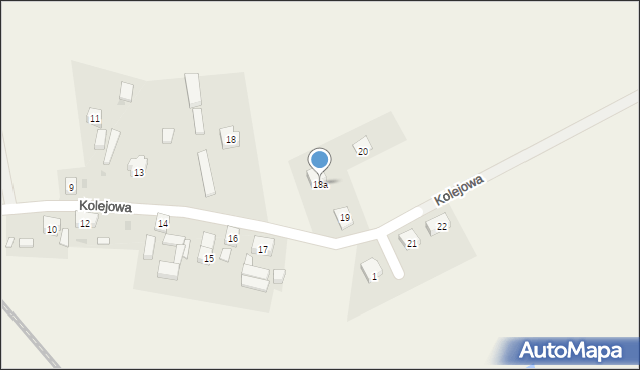 Pisarzowice, Kolejowa, 18a, mapa Pisarzowice