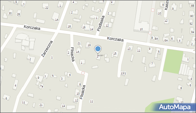 Płock, Korczaka Janusza, 17, mapa Płock