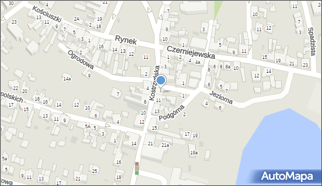 Pobiedziska, Kostrzyńska, 9, mapa Pobiedziska