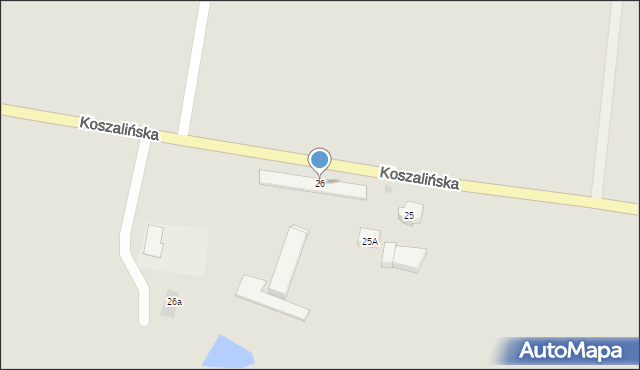 Polanów, Koszalińska, 26, mapa Polanów