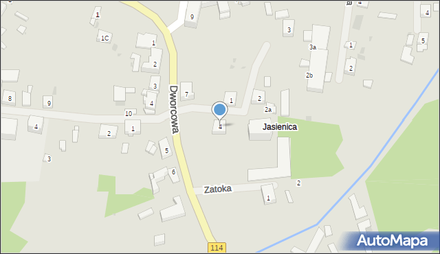 Police, Kościelna, 4, mapa Police