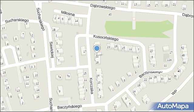 Polkowice, Korczaka Janusza, 22, mapa Polkowice