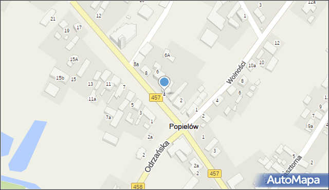 Popielów, Kościuszki Tadeusza, gen., 4, mapa Popielów