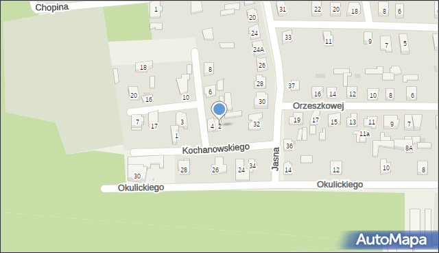 Poraj, Kochanowskiego Jana, 2, mapa Poraj