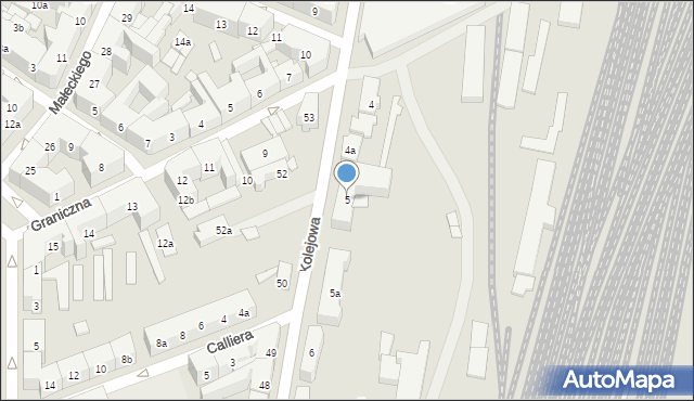 Poznań, Kolejowa, 5, mapa Poznania