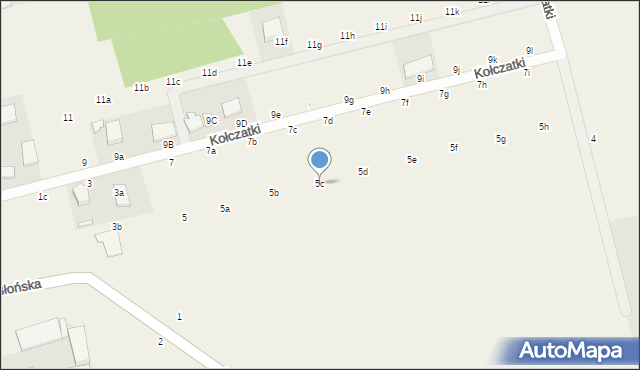 Prażmów, Kołczatki, 5c, mapa Prażmów