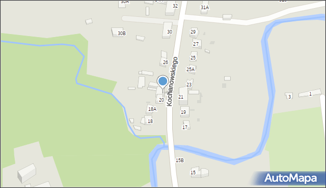 Prochowice, Kochanowskiego Jana, 22, mapa Prochowice