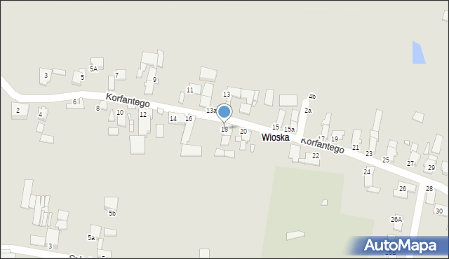 Prószków, Korfantego Wojciecha, 18, mapa Prószków