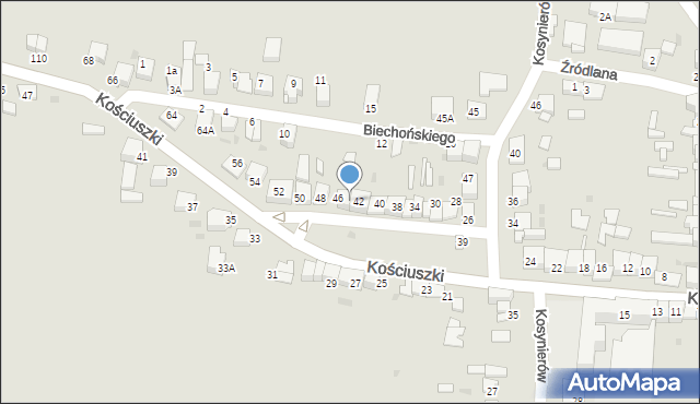 Proszowice, Kościuszki Tadeusza, gen., 44, mapa Proszowice