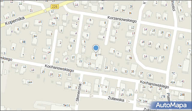 Pruszcz Gdański, Kordeckiego Augustyna, ks., 6, mapa Pruszcz Gdański