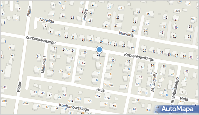 Pruszcz Gdański, Korzeniowskiego Józefa Konrada, 28a, mapa Pruszcz Gdański