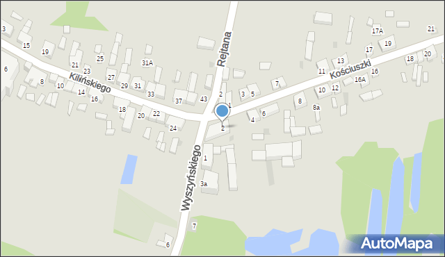 Przedecz, Kościuszki Tadeusza, gen., 2, mapa Przedecz