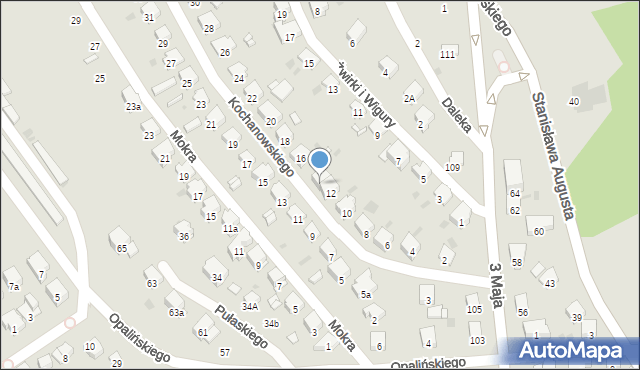 Przemyśl, Kochanowskiego Jana, 14, mapa Przemyśla