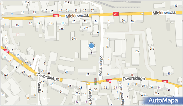Przemyśl, Konarskiego Stanisława, 6, mapa Przemyśla